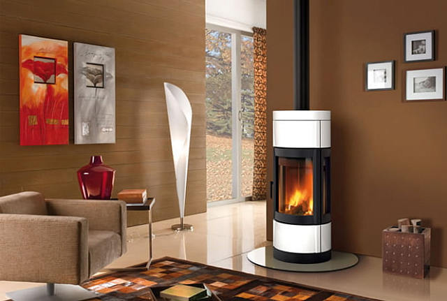 Печь дровяная La Nordica Fortuna Цвет: белый