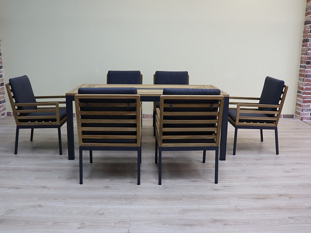 Стул Ideal Patio Egmont Цвет: карбон, чёрный 