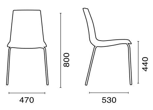 Стул Papatya X-Treme S Цвет: зеленый 