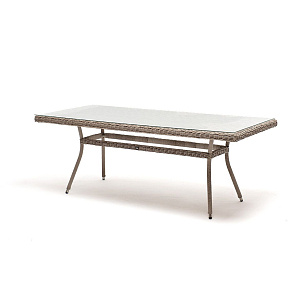 Обеденный стол 4SIS Латте 200 Цвет: бежевый, садовая мебель