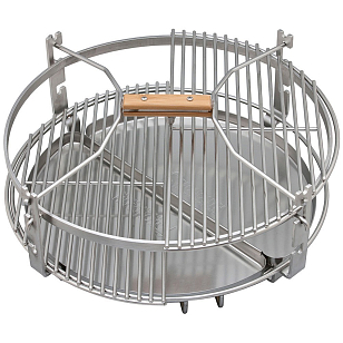 Керамический гриль Monolith Le Chef PRO 2.0 Black на ножках