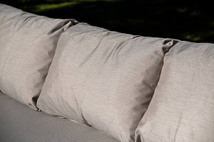 Лаунж-зона 4SIS Верона 5-местная, каркас белый, роуп бежевый, садовая мебель