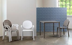 Стол обеденный Nardi Cube 80 Цвет: тортора, садовая мебель