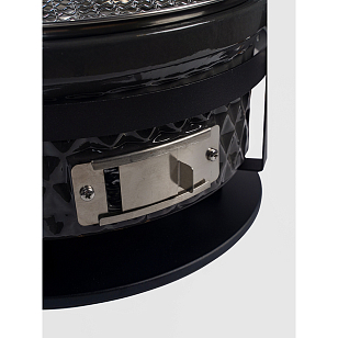 Настольный керамический гриль Diamond Egg Tabletop Grill Цвет: серый для сада