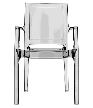 Кресло Siesta Contract Arthur Цвет: бесцветный для дачи Кресло Siesta Contract Arthur Цвет: бесцветный, садовая мебель