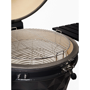 гриль керамический diamond egg xl pro цвет: серый для приготовления пищи гриль керамический diamond egg xl pro цвет: серый для дачи