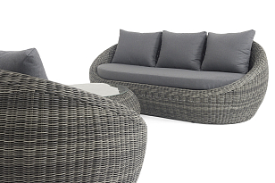 Лаун-зона 4SIS Барселона, цвет графит, садовая мебель