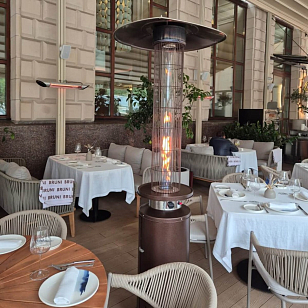 Уличный газовый обогреватель WWT 13D Brown, уличное оборудование