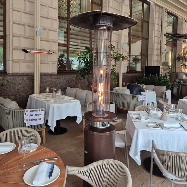 Уличный газовый обогреватель WWT 13D Brown 