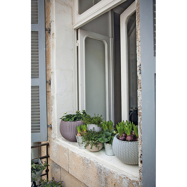 Кашпо Keter Cozies S подвесное Цвет: коричневый 