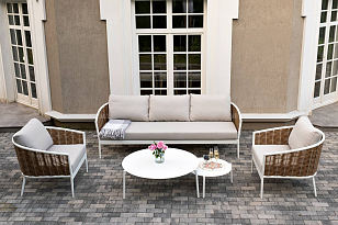 Лаунж-зона 4SIS Тоскана Цвет: соломенный для дачи Лаунж-зона 4SIS Тоскана Цвет: соломенный, садовая мебель