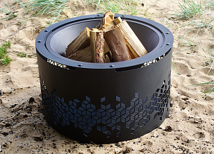 Уличный очаг Grey Stone Fuego H Rhomb для сада и загородного дома Уличный очаг Grey Stone Fuego H Rhomb, уличное оборудование