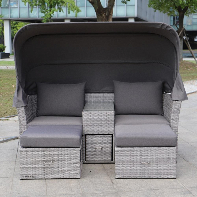 Комплект мебели из искусственного ротанга Lite Bohemia Grey 