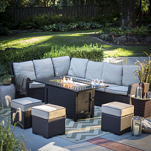 Стол-камин газовый Victorian (127х82), уличное оборудование