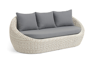 Диван трехместный 4SIS Барселона, цвет бежевый, садовая мебель