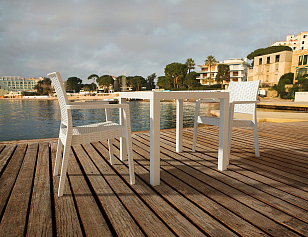 Кресло Siesta Contract Ibiza Цвет: белый для дачи Кресло Siesta Contract Ibiza Цвет: белый, садовая мебель