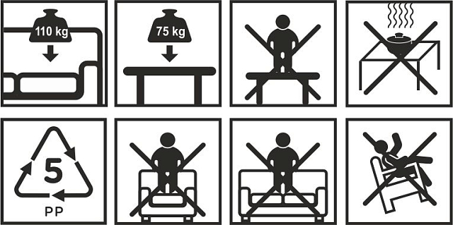 Лаунж зона Keter Corfu Relax set графит 