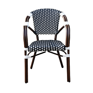 Стул 4SIS Кабри, цвет черно-белый, садовая мебель