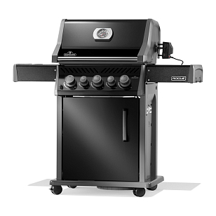 гриль газовый napoleon rogue 425 rsb (с конфоркой и вертелом)