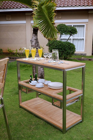 Столик сервировочный Brafritid Turin Trolley, садовая мебель