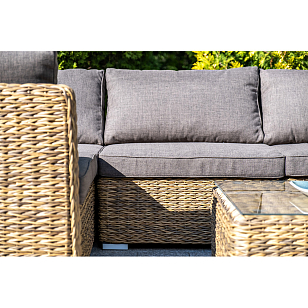 Диван угловой 4SIS Лунго (гиацинт) Цвет: соломенный, садовая мебель