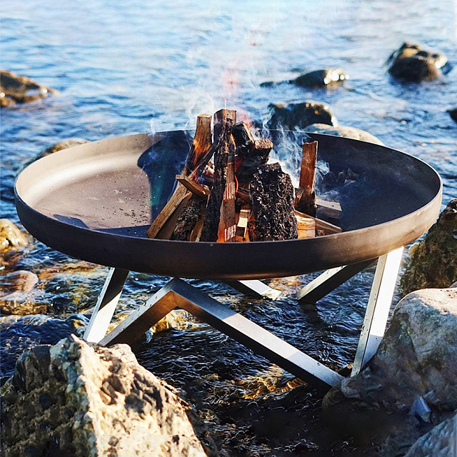 Стальная чаша для огня Concretika Optima N60 