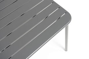 Стол 4SIS Гелиос, цвет темно-серый, садовая мебель