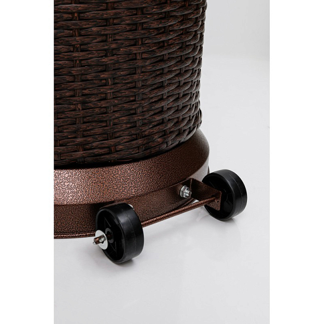 Уличный газовый обогреватель Stalleh Kotte Rattan Brown 