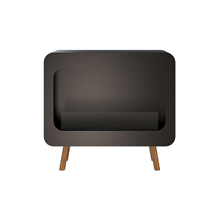 Стол-камин Kaminex Асама Черный, уличное оборудование