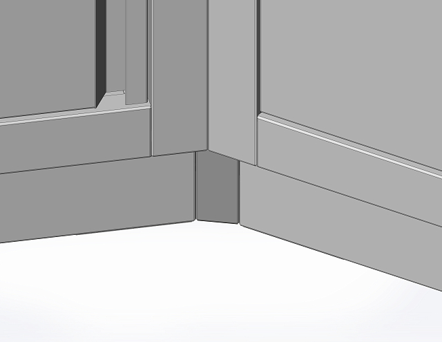 Комплект для перехода на угол 45 гр Napoleon