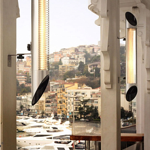 Уличный электрический обогреватель Veito Blade S Silver, уличное оборудование