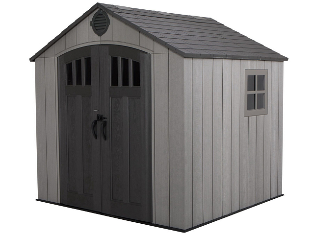 Пластиковый сарай Lifetime WoodLook 8 Х 7.5 window 
