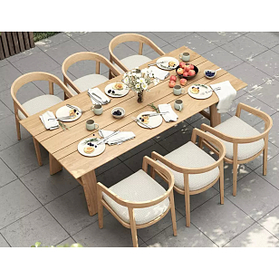 Кресло обеденное из тика Joygarden Vento, садовая мебель