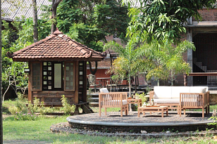 Комплект из тика Lite Carano с подушками, садовая мебель