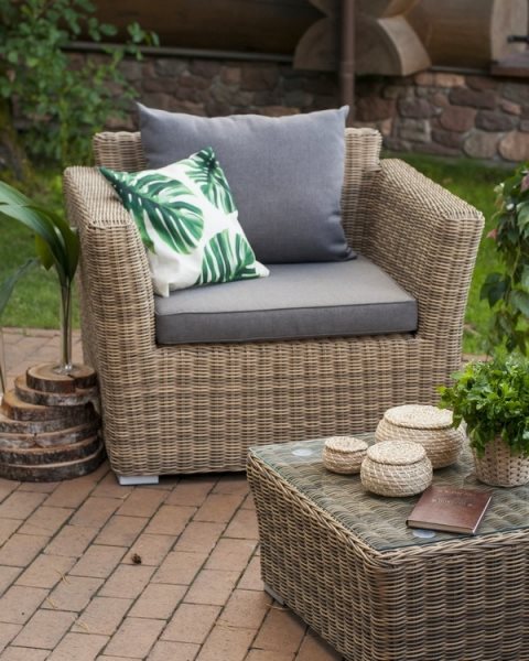 Кресло 4SIS Капучино Цвет: соломенный 