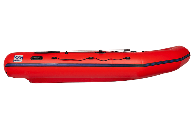 Лодка ПВХ Фрегат 430 FM Light Jet/L/S красная