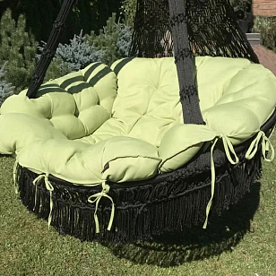 Подвесное кресло Lite Cartagena черное (без каркаса), садовая мебель