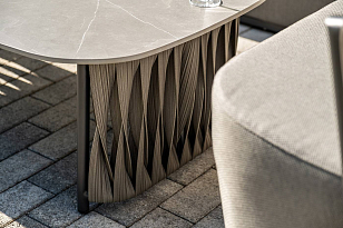 Лаунж зона 4SIS Флоренция Цвет: графит для дачи Лаунж зона 4SIS Флоренция Цвет: графит, садовая мебель