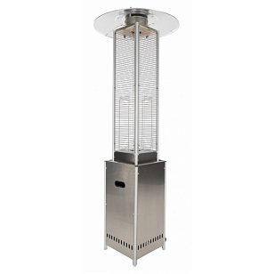 Уличный газовый обогреватель WWT 13S Stainless steel, уличное оборудование