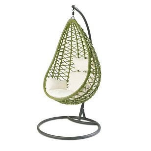 Садовые качели кокон Joygarden Aura green, садовая мебель