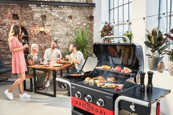 Угольный + Газовый гриль Char-Broil Gas2Coal Hybrid 3B