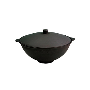 Чугунный казан Grillver на 8 литров для сада