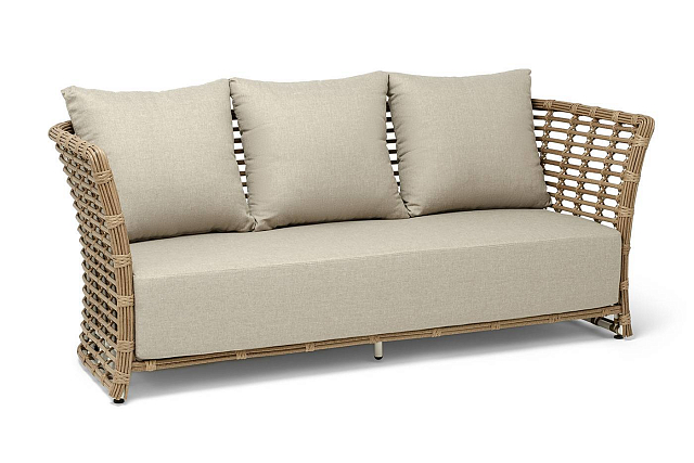 Диван 4SIS Валенсия 3-местный Цвет: соломенный 