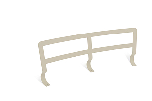 Лаунж зона (диван и овальный столик) Brafritid Gotland бежевый, алюминий, садовая мебель