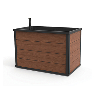 Кашпо-грядка Keter Maple Mobile Urban Garden Bed 88L Цвет: коричневый, уличное оборудование