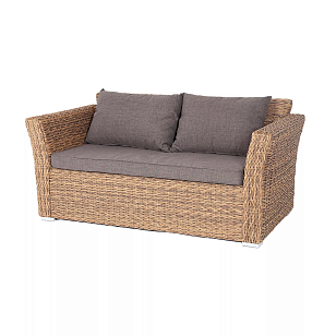 Диван 4SIS Капучино двухместный (гиацинт) Цвет: соломенный