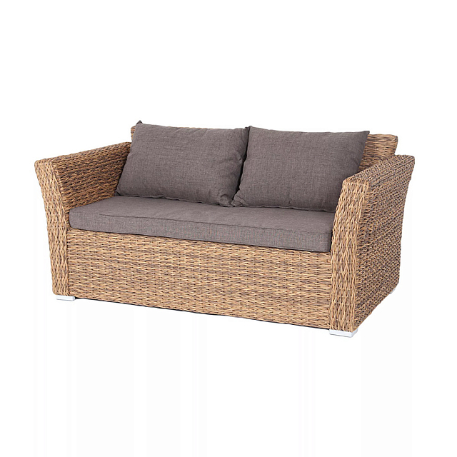 Диван 4SIS Капучино двухместный (гиацинт) Цвет: соломенный 