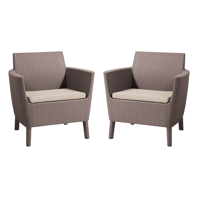 Кресло Keter Salemo Duo капучино 