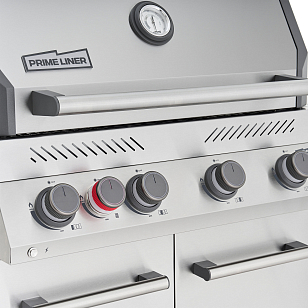 Газовый гриль Primeliner S class 4B Deluxe стальной