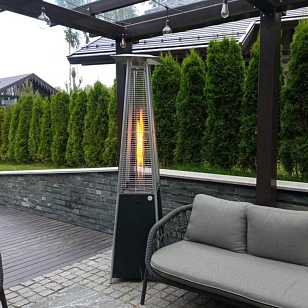 Уличный газовый обогреватель WWT 13I Black, уличное оборудование